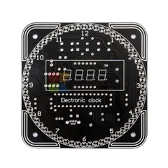 DS1302 DIY Rotating Digital LED Display Module Alarm Electronic Clock Kit Board