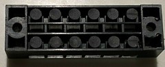 WIRE TERMINAL BLOCK STRIP 15 AMP 6 POLE, 2 PC LOT, TB1506