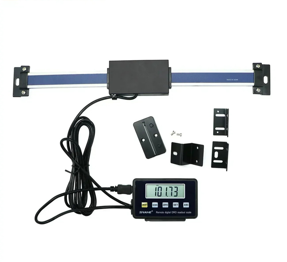 Digital Linear Scale DRO 0-200mm 0.01mm Magnetic Remote External Display