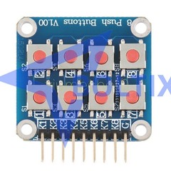 Matrix 8 Keypad Keyboard Board Module 8 Button Tactile Switch for Arduino NEW