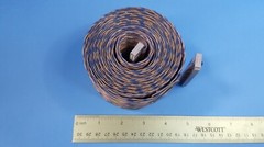 13ft- Multi Color Braided Ribbon Cable 50 Conductor 1700/50, Twisted Pair