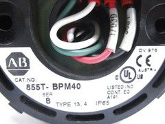 ALLEN BRADLEY 855T-BPM40 SER. B UNMP
