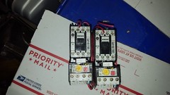 GE CR7CA-10 AUX CONTACTOR 10A 600VAC 120V COIL W/ OVERLOAD RELAY CR7G1WC