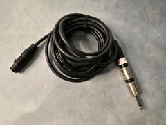19′ XLR M/F + Radioshack 274-016C XLR Female to 1/4″ Plug Lo-Z Bal to Hi-Z Bal