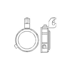 PECO MIGB-81M, 3/4″, 14 to 4 AWG, Iron, Insulated, Grounding Bushing, 1 pc