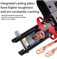 Electric Press Tool for Cable Lugs ME-240T Hydraulic Pliers Battery Crimper