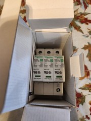 SCHNEIDER ELECTRIC Surge Arrester: Three Phase, 120/208V AC, 3 Poles, 4 Wires