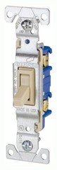 Arrow Hart 1301V, 120 VAC, 15 A, Ivory, Non-Grounding, AC Toggle Switch, 1pc