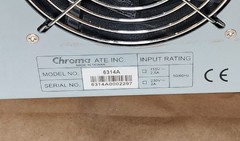 Chroma 6314A DC Electronic Load 4-Slot Mainframe w programmable 63102A 63103A