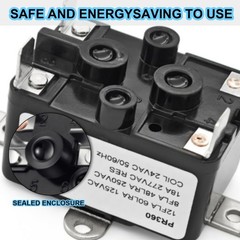 Heavy Duty PR380A 24V 4 Pin Relays SPDT Socket Plugs for Truck Vehicle Starter