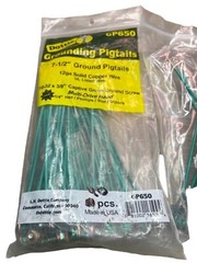 (40) Dottie GP650 7-1/2″ Ground Pigtails & (33) 600V OR AWM Style 1452 Pigtails