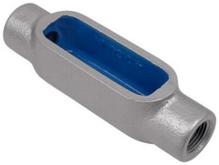 Ocal C57-G, 1-1/2″ Hub, PVC Coated Iron, Form 7, C-Type, Conduit Body, 1 pc