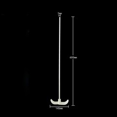 Smooth surface, no adhesion to viscous samples and easy to clean