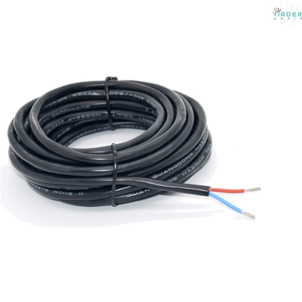 18 AWG Silicone Electrical Wire 2 Conductors 20ft Flexible Tinned Copper