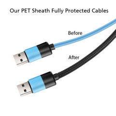 5M 1/2″PET Expandable Braided Cable Wire Sleeve for Home Device Cable Automotive
