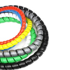 Spiral Cable Wrap Dia 8mm – 35mm Tidy Hide Banding Loom Wire Management 7 Colors