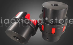 QTY:1 Four Jaw Coupling 45 Steel Total length 160mm XL7 120 Diameter (Bore 22)