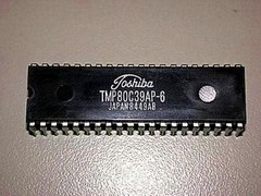 TOSHIBA TMP80C39AP-6 DIP-40 CMOS 8-BIT SINGLE-CHIP RH