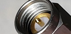 4” (inches) long Semi-Rigid Jumper Cable WITH Male SMA Connectors.