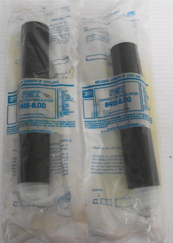 3M 8415-8.00 PST Connector Insulator (Lot of 2)