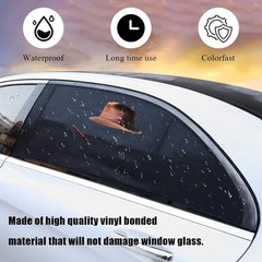 Funny Driving Car Decal with Hat and Cigar – Waterproof Window Color: Style C