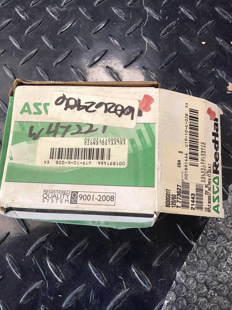 NIB Azco Red Hat II Solenoid Valve 8030G017120/60 8030G017