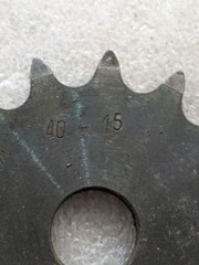 Martin 40BS17 Roller Chain Sprocket #40 Chain 17 Tooth 1-1/8 in Bore B-Hub OEM