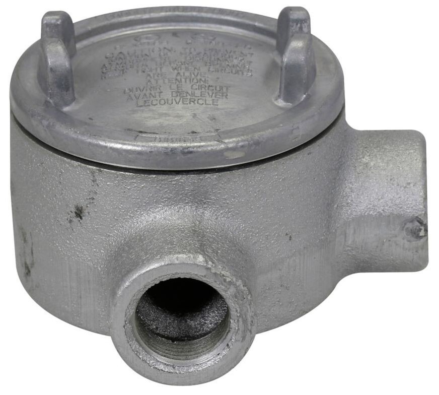 Crouse-Hinds GUAM16, 1/2″ Hub, Iron, M-Type, Explosionproof Conduit Box, 1pc