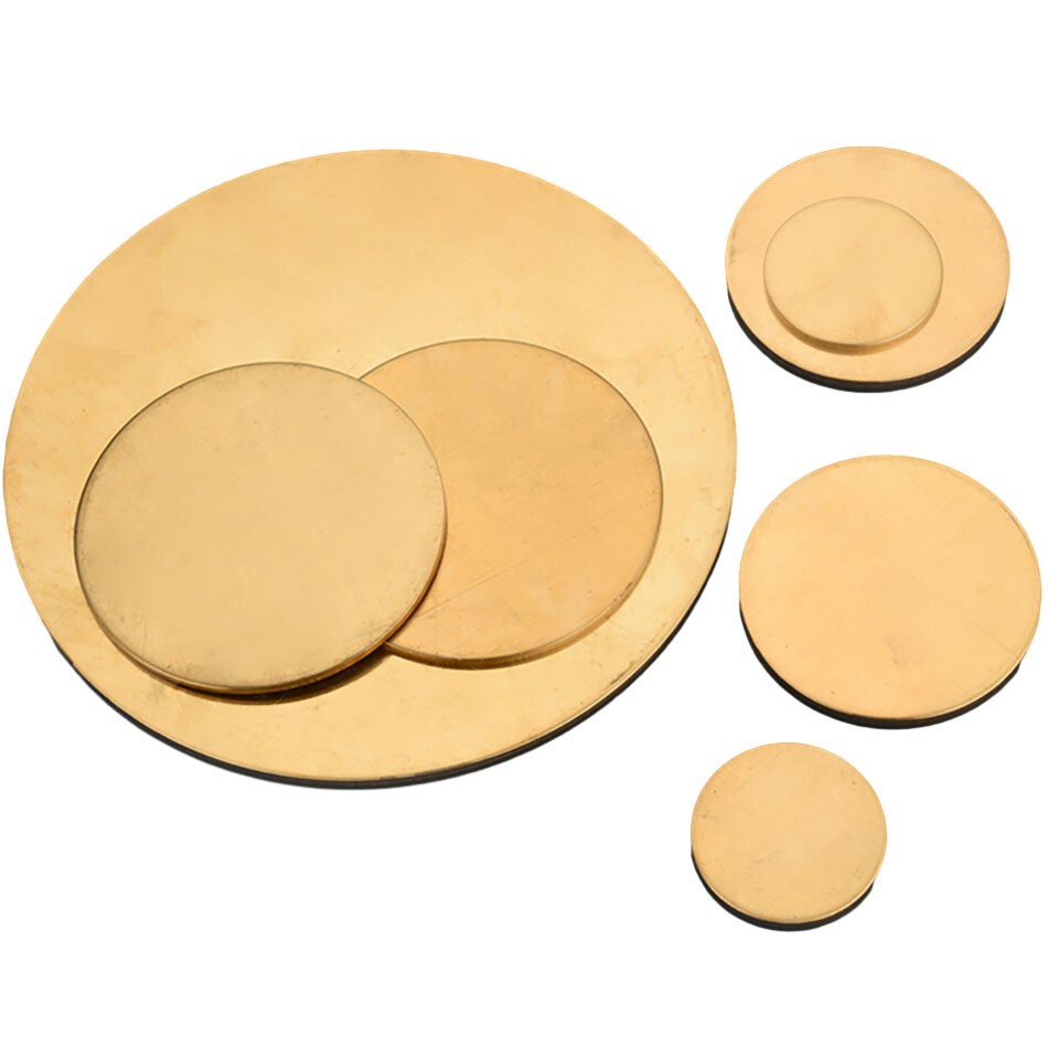 Thick Brass Discs Round Plate Round Brass Sheets 20mm/30/50/80/100mm – 200mm