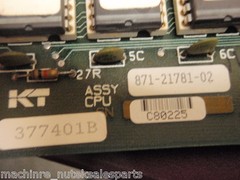 Kearney & Trecker ASSY CPU Circuit Board 871-21781-02_8712178102_129707 REV 2