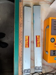 WELDOTRON SAFE-T-LITE CONTROL BOX 8221B W/ PROJECTOR AND RECEIVER SAFETY LIGHTS