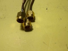 RF Copper Tube Semi Rigid SMA Male to N Male 18/25cm Test Cable Rohde & Schwarz