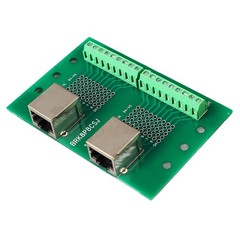 RJ45 Ethernet Connector Breakout Board Dual Network Port Input Screw Terminal❀