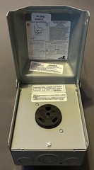 NEW Midwest Electric U013PP 30A 120V NEMA 3R surface mount Power Outlet Box
