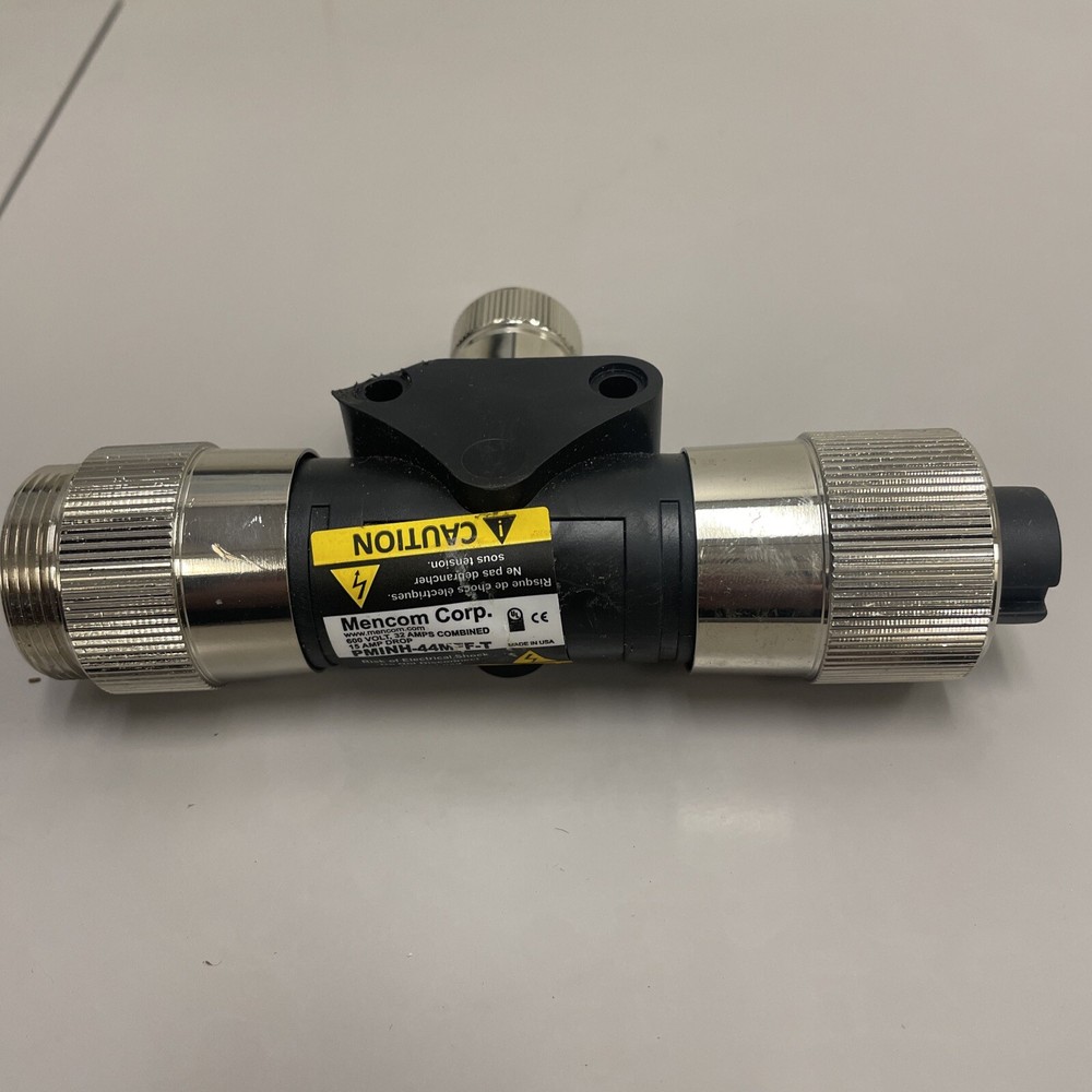 MENCOM CORP. PMINH-44MFF-T, CONNECTOR, MALE/FEMALE, 4 POLE #248191