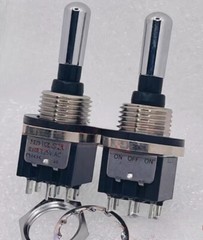 1PCS M-N23S1WB NKK shaking head switch DPDT 3rd gear self-locking hold MN23WBW01