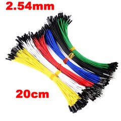 2.54mm Dupont Jump Wire 20cm M-F M-M F-F Jumper Breadboard Cable Lead DIY Hobby