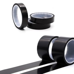 Black Kapton Polyimide Tape Heat Resistant Adhesive Insulation 3mm – 200mm Width