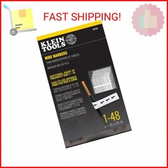 Klein Tools 56250 Wire Marker Book for Cable Management, Electric Panel 1-48