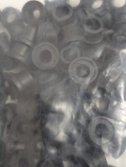 Lot of 200 DIGICON 202477 Long Sealing Sleeves, 1/2-Inch Top Hat Rubber Grommets