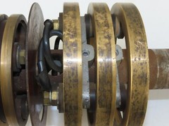 Large G&L Slip Ring Carbon Brushes 20HP 460Volt 3phase Electrical Contact 7Pole