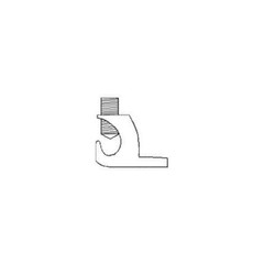 PECO GL-144, 14 to 4 AWG, 1″ L, Aluminum, Lay-In, Grounding Lug, 1 pc