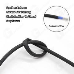 Ø1-30mm Heat Resistant Black Sleeving Cable Wire High Temperature Component Lead