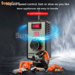 4000W Electronic Voltage Regulator Stepless AC Motor Speed Controller 110V/220V