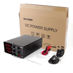 DC Power Supply 30V 10A 300W Workbench Voltage and Current Regulator