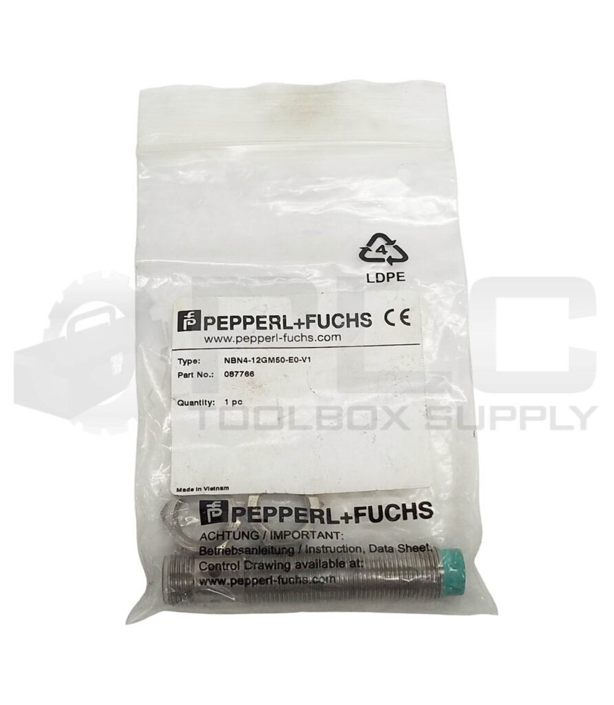 NEW PEPPERL+FUCHS NBN4-12GM50-E0-V1 INDUCTIVE PROXIMITY SENSOR 087766