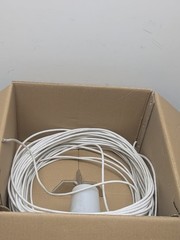 Commodity Cables 4x2x24AWG Solid Copper 1000ft CAT5E 350 MHz White 5ECMR244BW