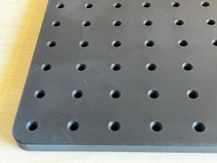 Optical Flat Plate Aluminum Breadboard with Crystal-Clear Dust Cover