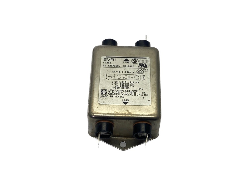 NEW OLD STOCK CORCOM 5A 120/250V 50/60HZ EMI Line Filter 5VR1