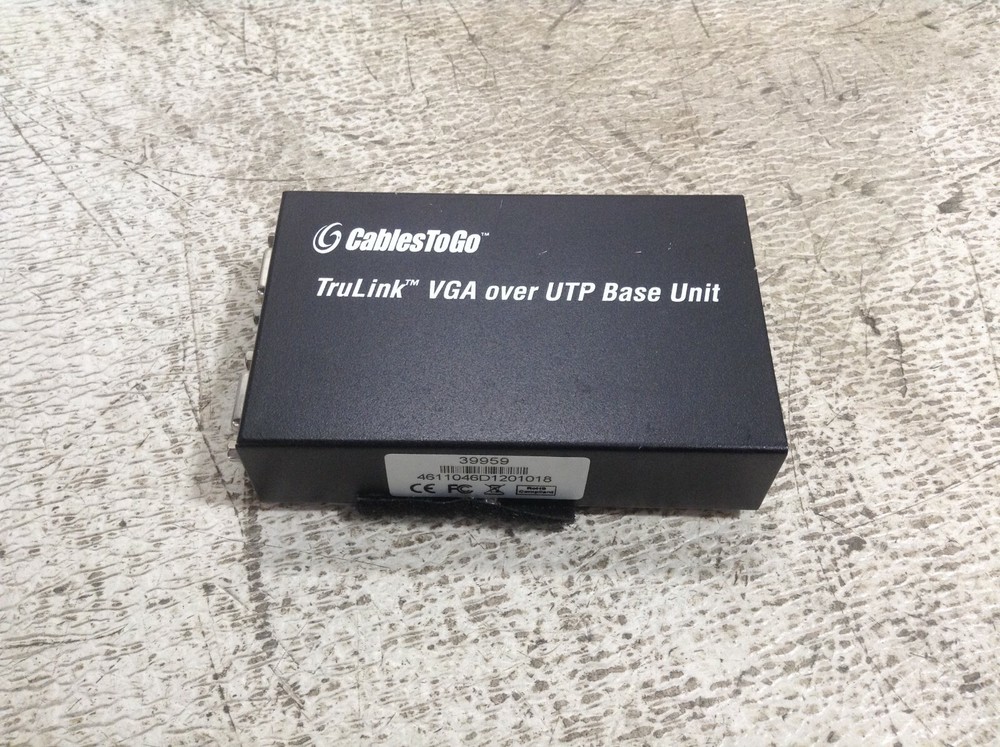 Cables To Go 39959 TruLink VGA Over UTP Base Unit (TSC)